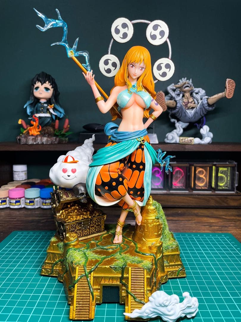 ONE PIECE エネルコス ナミ フィギュア ガレージキット