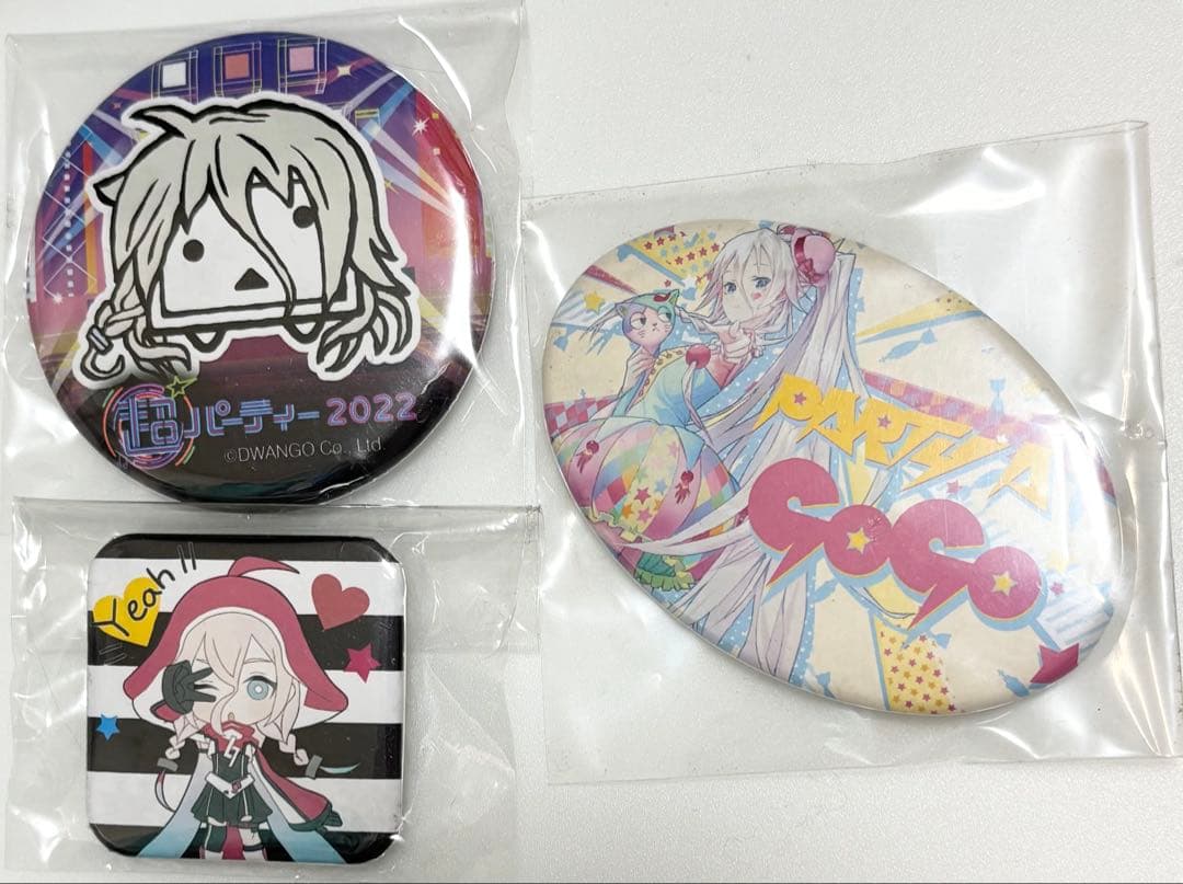 VOCALOID IA 缶バッジ party a gogo 超パーティー