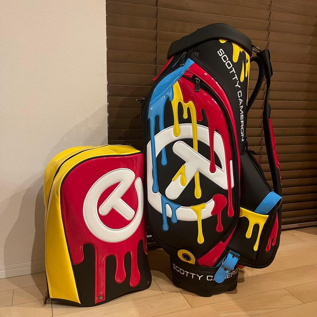 Titleist SCOTTY CAMERON キャメロン キャディバッグ 黒赤