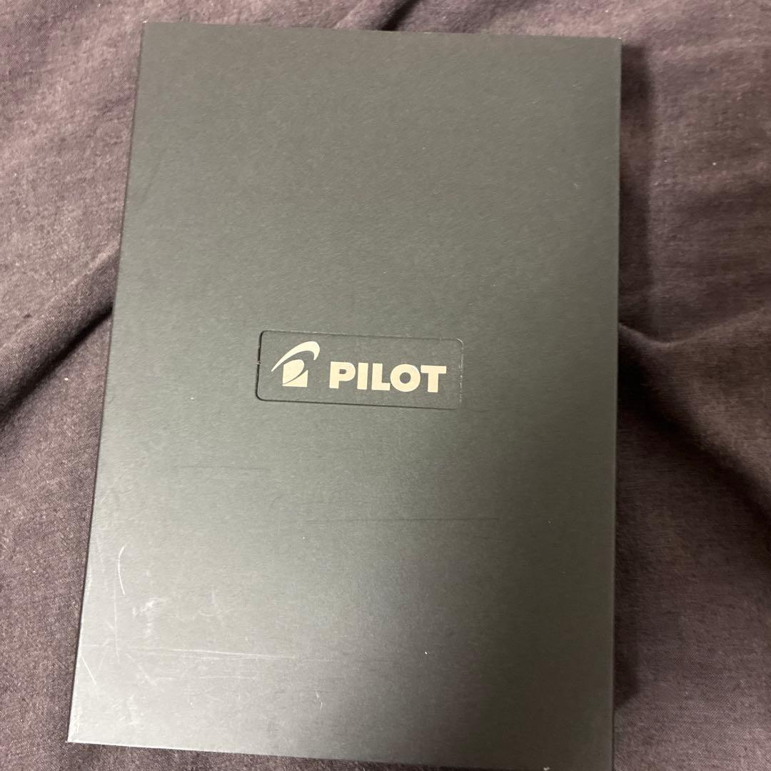 PILOT 万年筆オレンジ色 インクカートリッジ付き