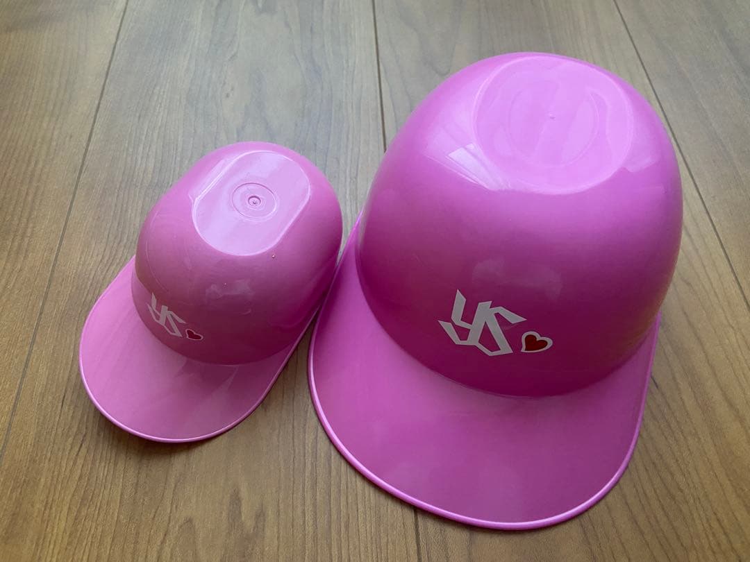 ヤクルトスワローズ　ピンクヘルメット　2個セット　つば九郎