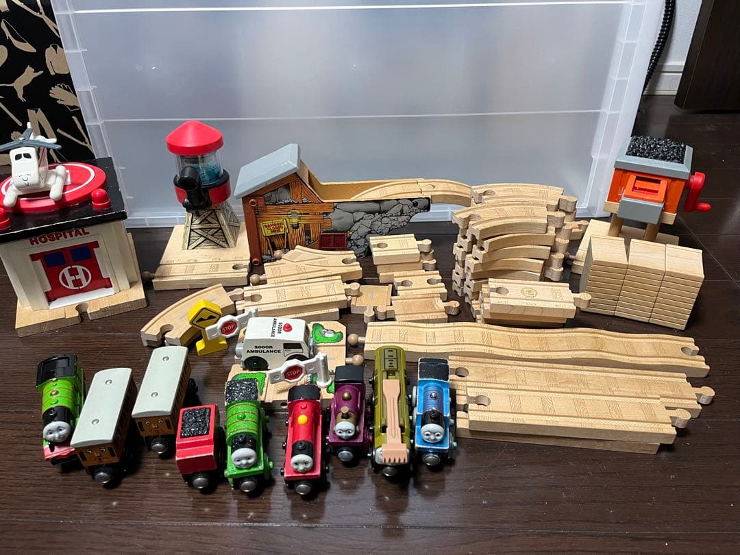 機関車トーマス木製レールセット