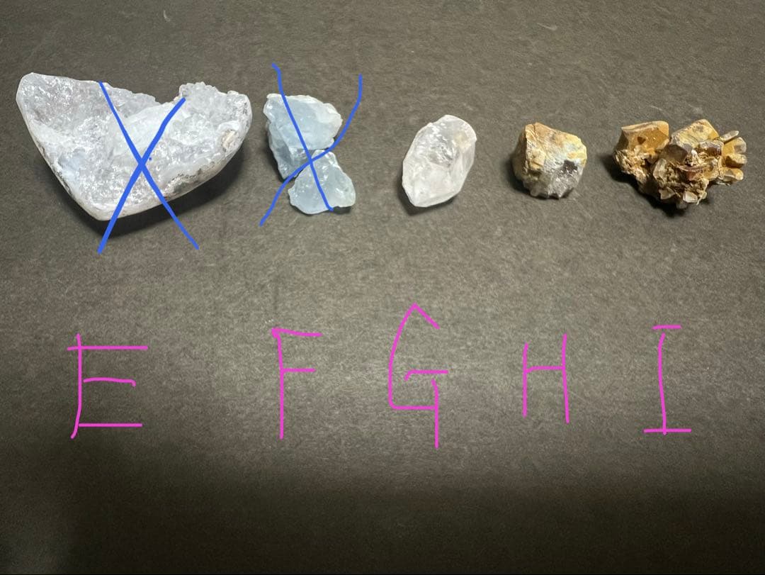 ピンクフローライト 結晶 母岩付き フランス産