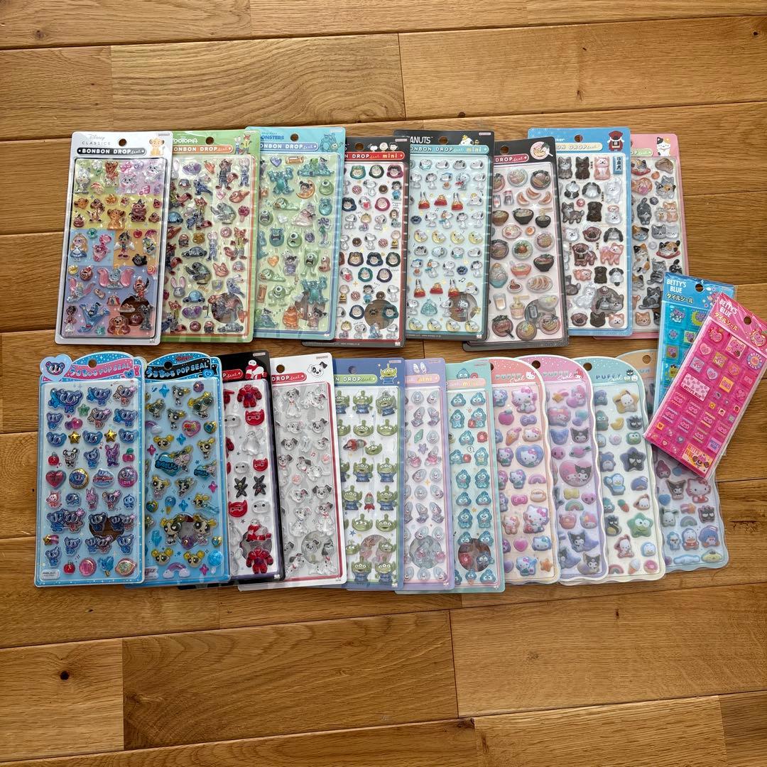 【正規品】ボンボンドロップシール　他人気シール21点　まとめ売り