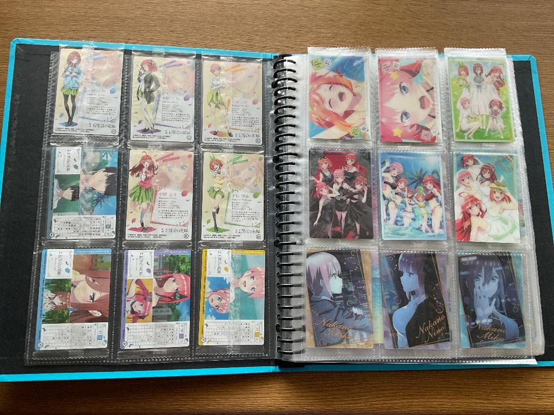 五等分の花嫁 カード・バインダー付き