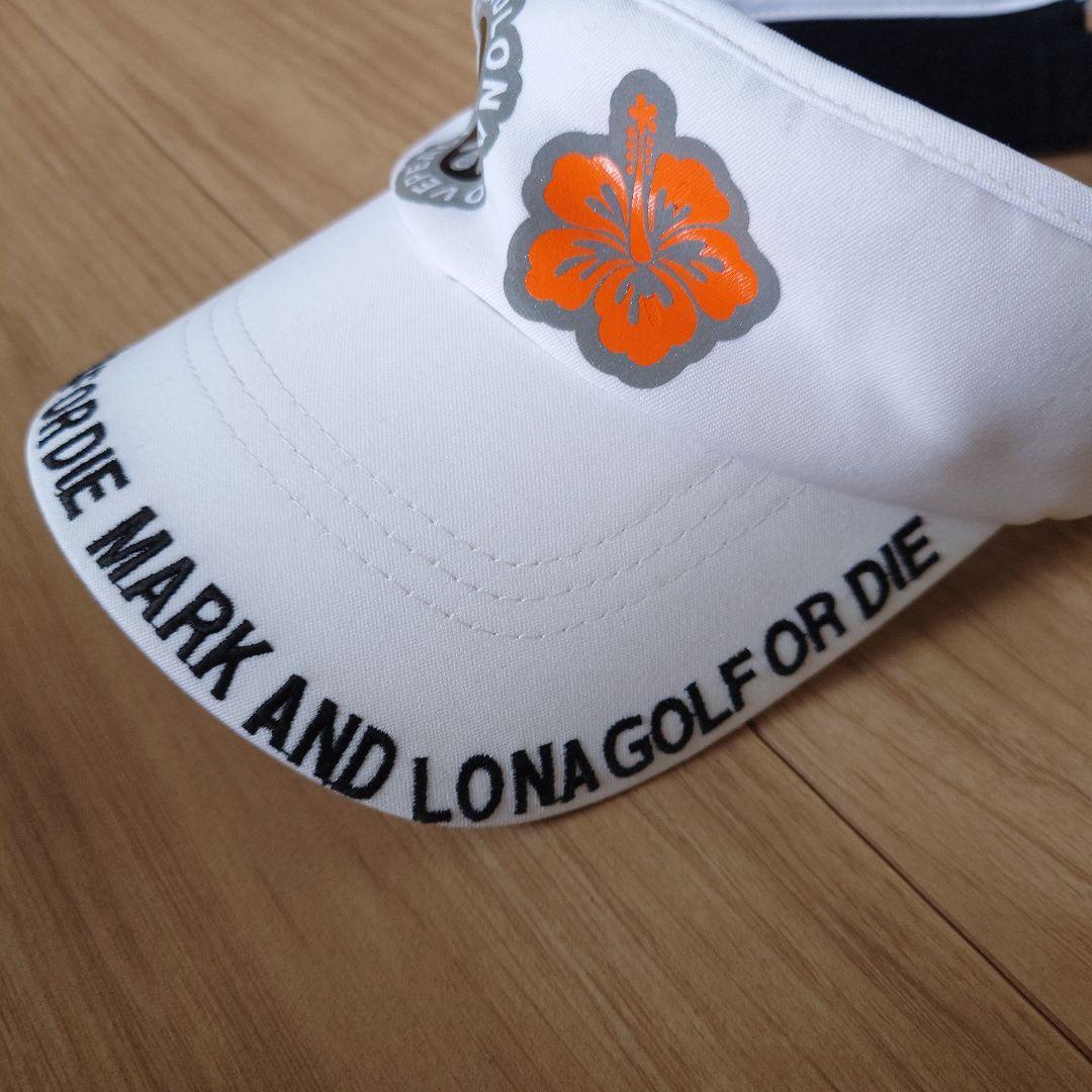 MARK AND LONA ホワイトバイザー