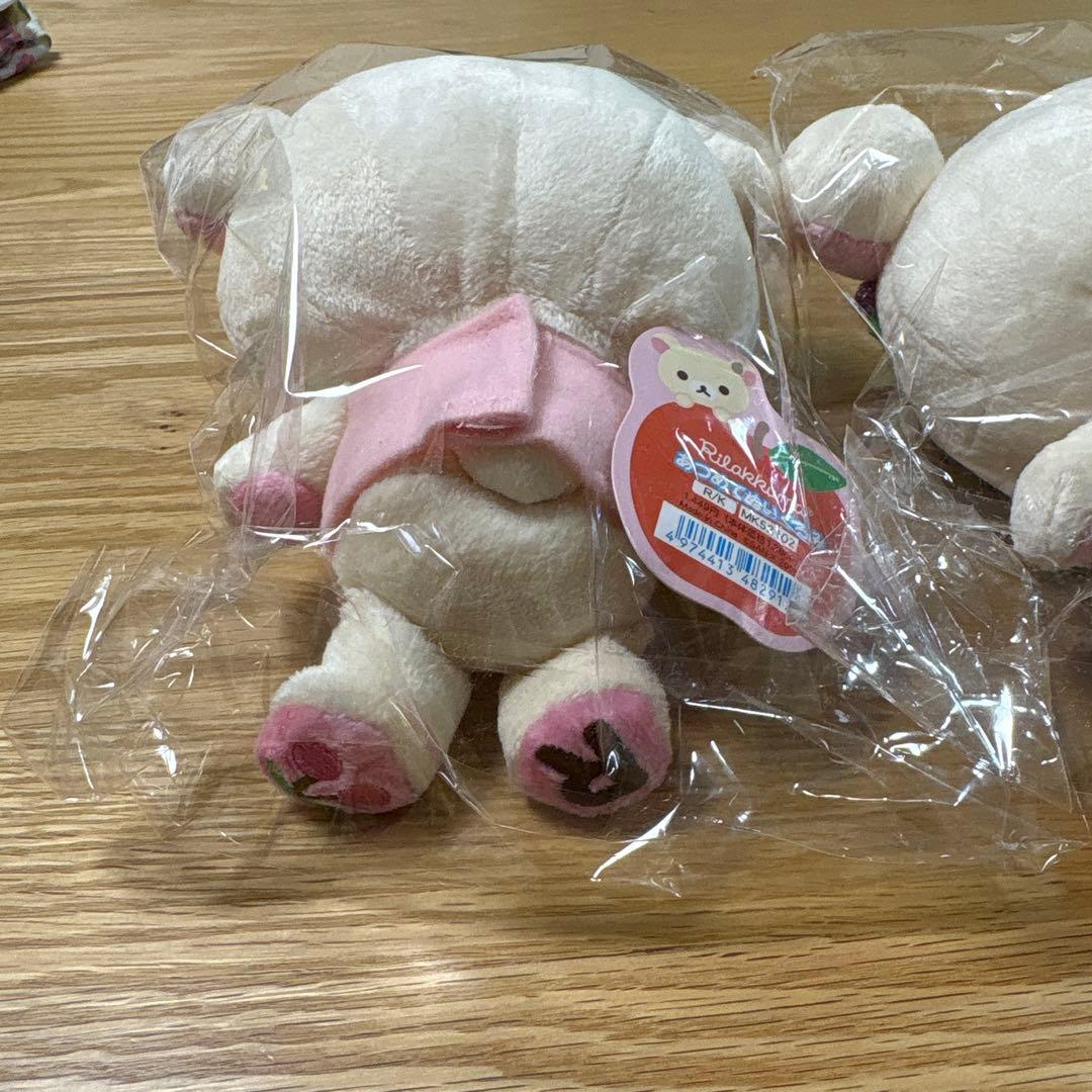 コリラックマ フルーツぬいぐるみ　さくらんぼ　ぶどう