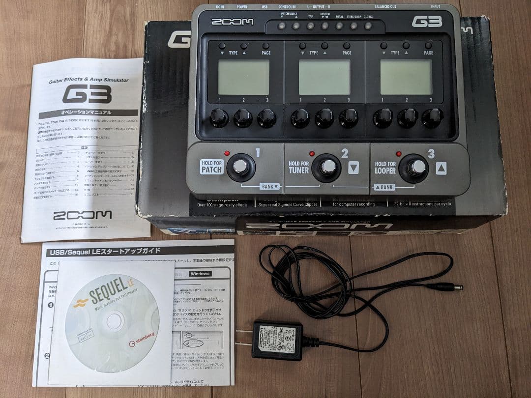 ギター ZOOM G3 Guitar Effects & Amp Simulator