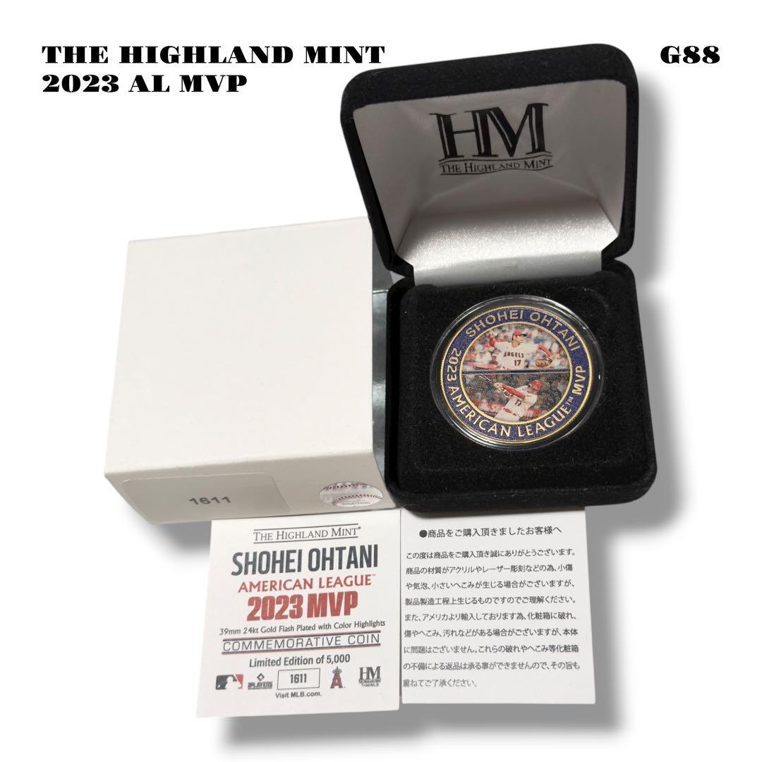 希少品！ THE HIGHLAND MINT AL MVP 大谷翔平  金
