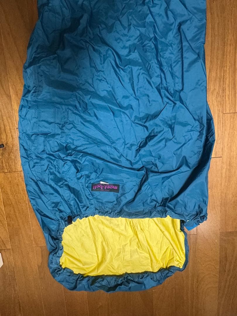 mont-bell シュラフカバー 青緑　ゴアテックス