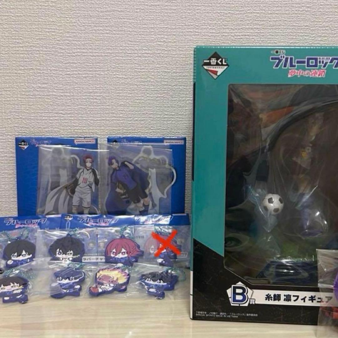 一番くじ ブルーロック 糸師凛フィギュア & グッズセット 複数写真