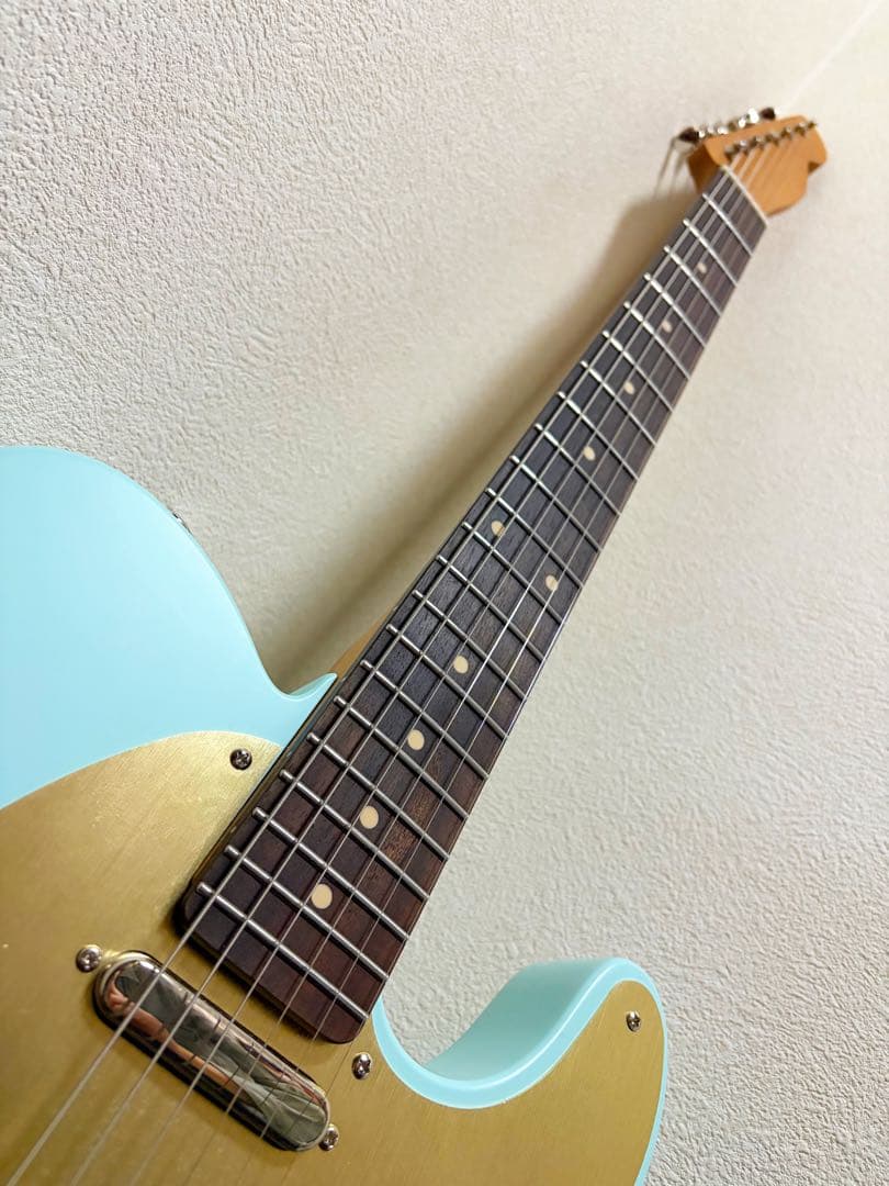 テレキャスタータイプ ギター【ダフネブルー】
