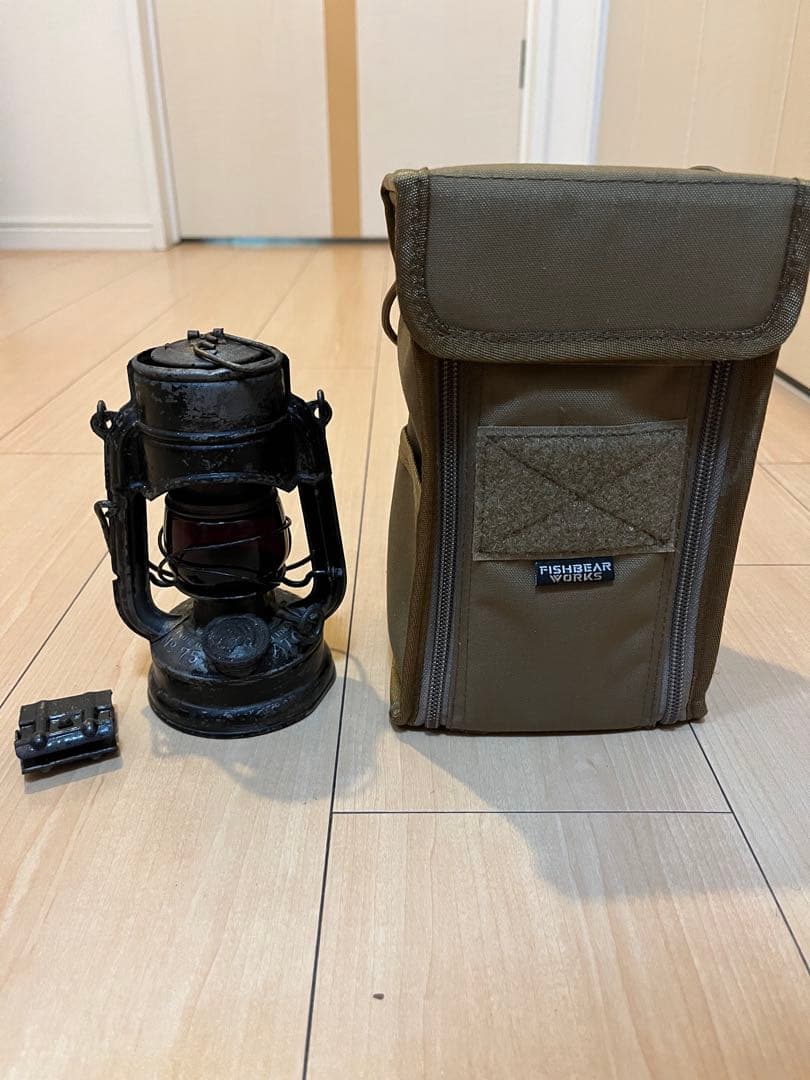 75atom 赤ホヤ　ランタン ケース付き