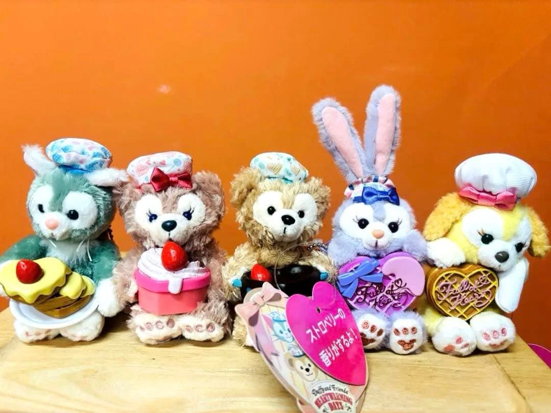 ダッフィー&フレンズ　ハートウォーミングデイズ　ぬいぐるみストラップ　５体