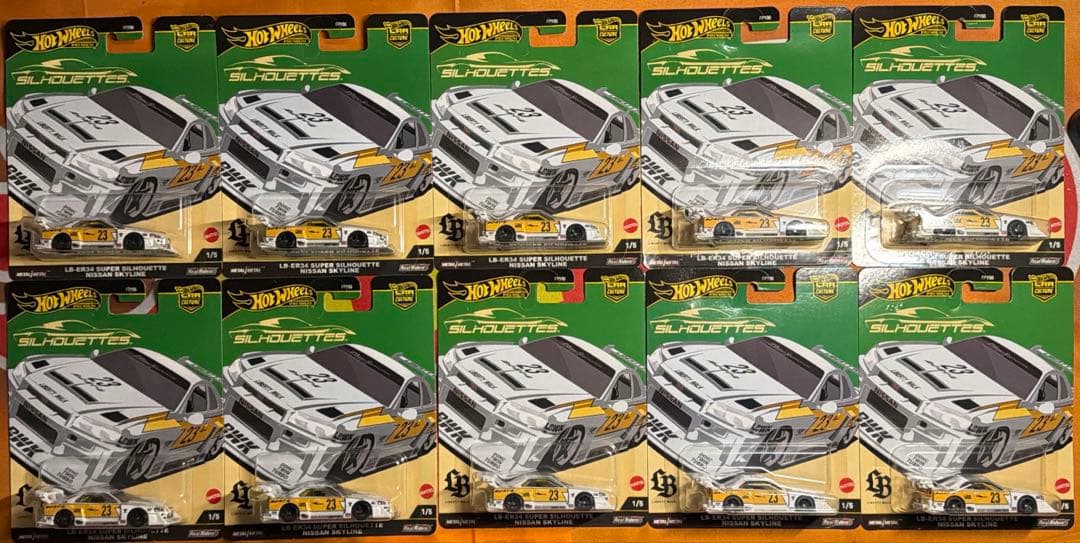 ミニカー LB-ER34 Super Silhouette Nissan Skyline