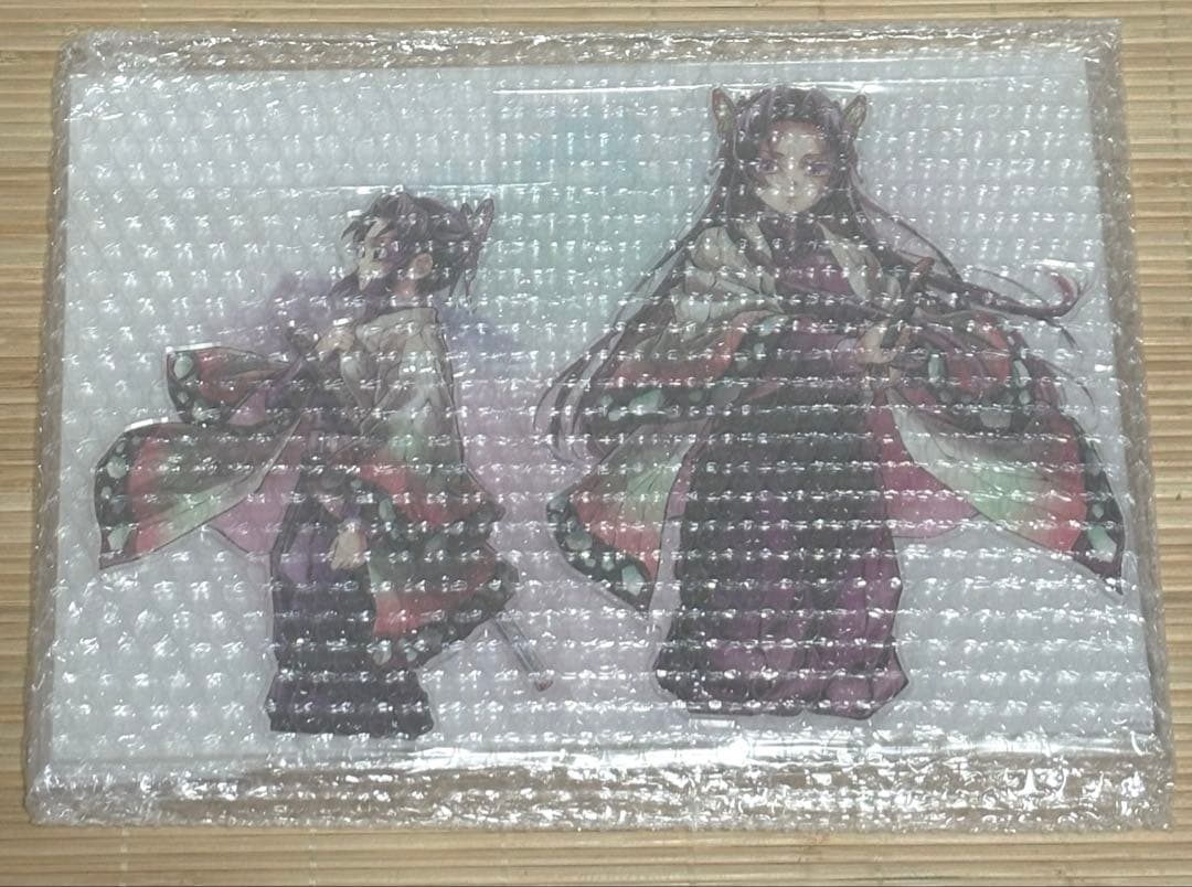 鬼滅の刃　ビッグアクリルスタンドキット ステッカー　しのぶ　カナエ