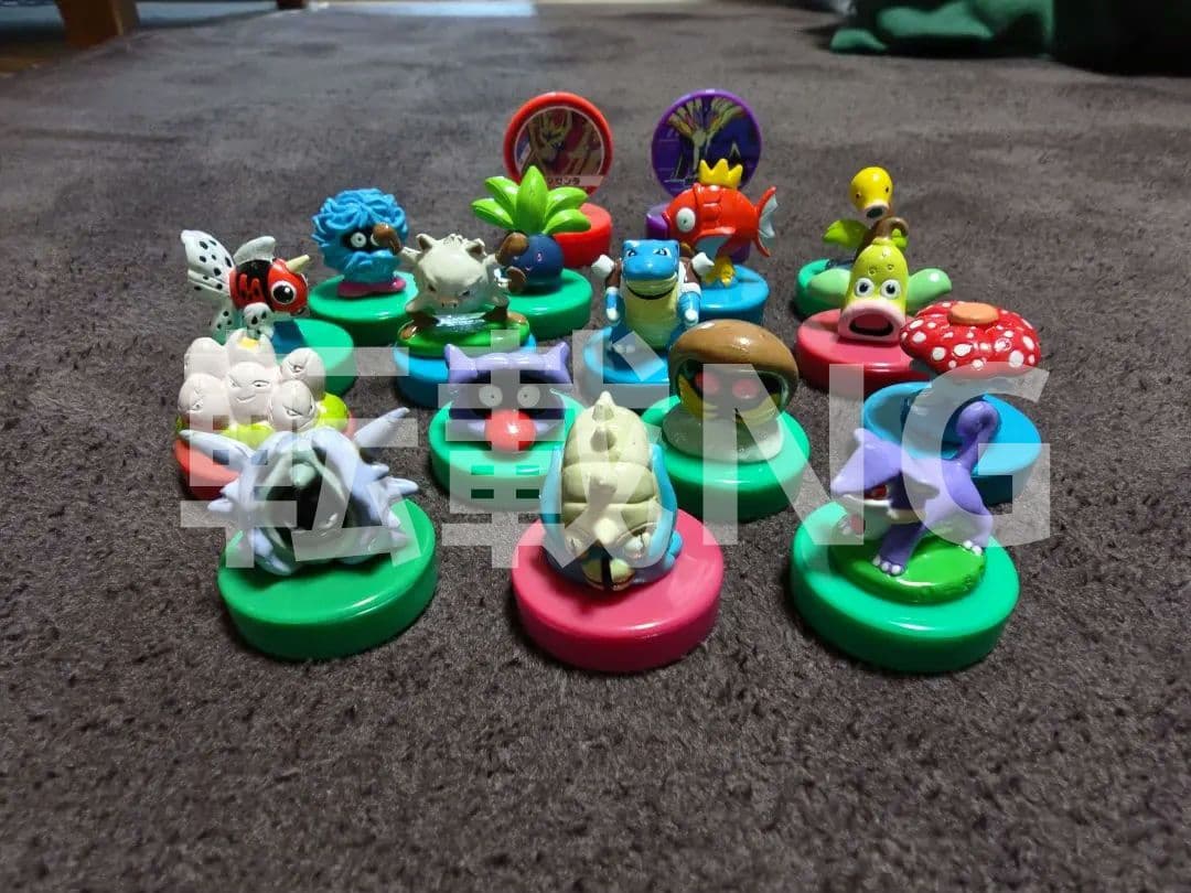 レトロ ポケモン フィギュアスタンプセット