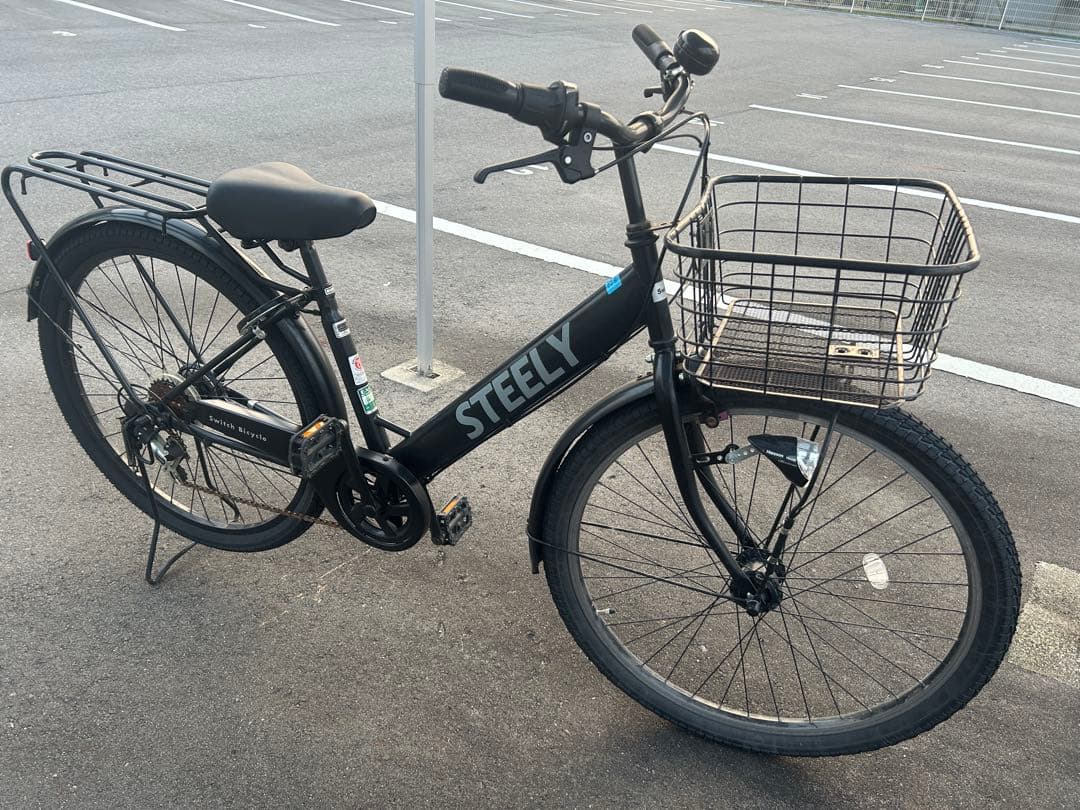 STEELY シティサイクル ブラック　27.5インチ