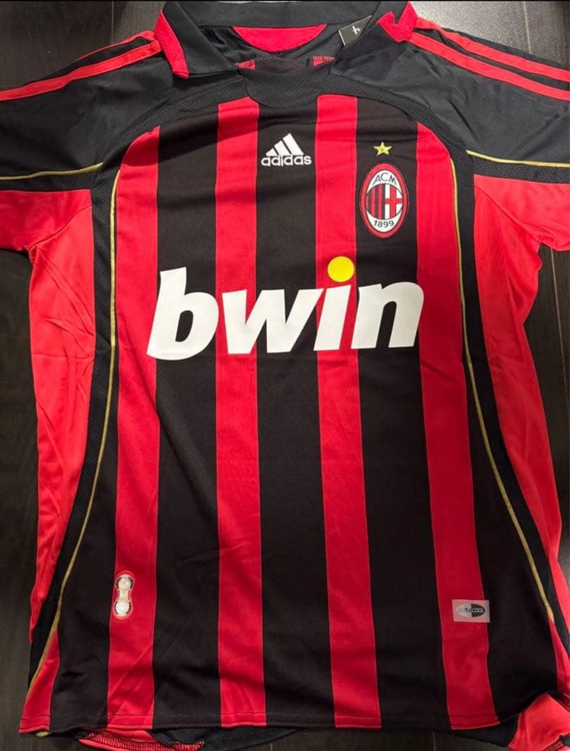 限定値下げ　希少06-07 ACミラン サッカーユニフォーム マルディーニ3