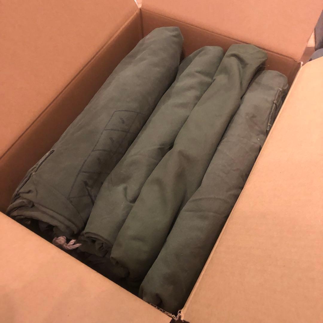 【軍幕屋】希少★ノルウェー軍テント★ビンテージ★軍余剰品★4枚組★