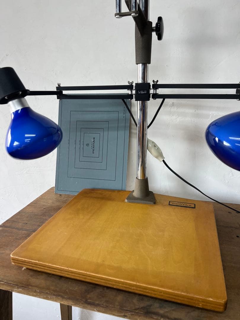 【希少・ヴィンテージ】PENTAX コピースタンド ライト付き 撮影台
