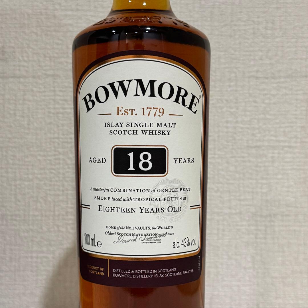 K*ィ様 BOWMORE 18年 700ml 43%　ボウモア