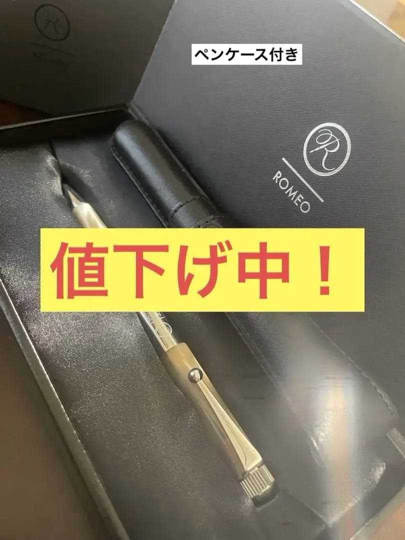 ロメオ no.3 細軸 イタリアンベージュ 専用一本差しペンケース付き！
