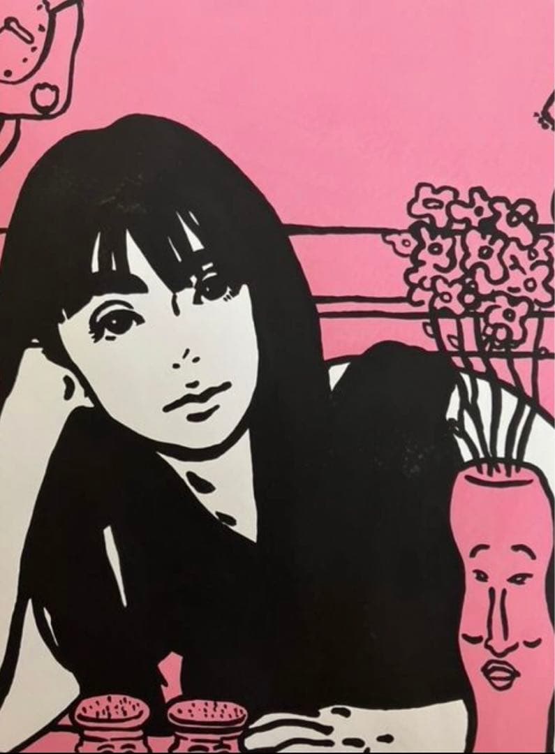 KYNE  3 ガシュ水彩画