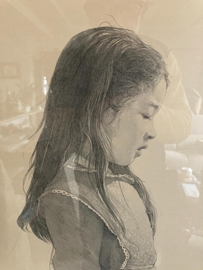 藤井　勉　作　亜希子　版画（リトグラフ）