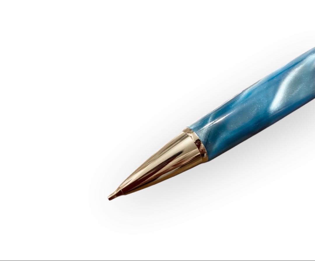 ゼブラ レガリアM シャープペンシル ブルー マーブル柄 0.5mm 廃盤 希少