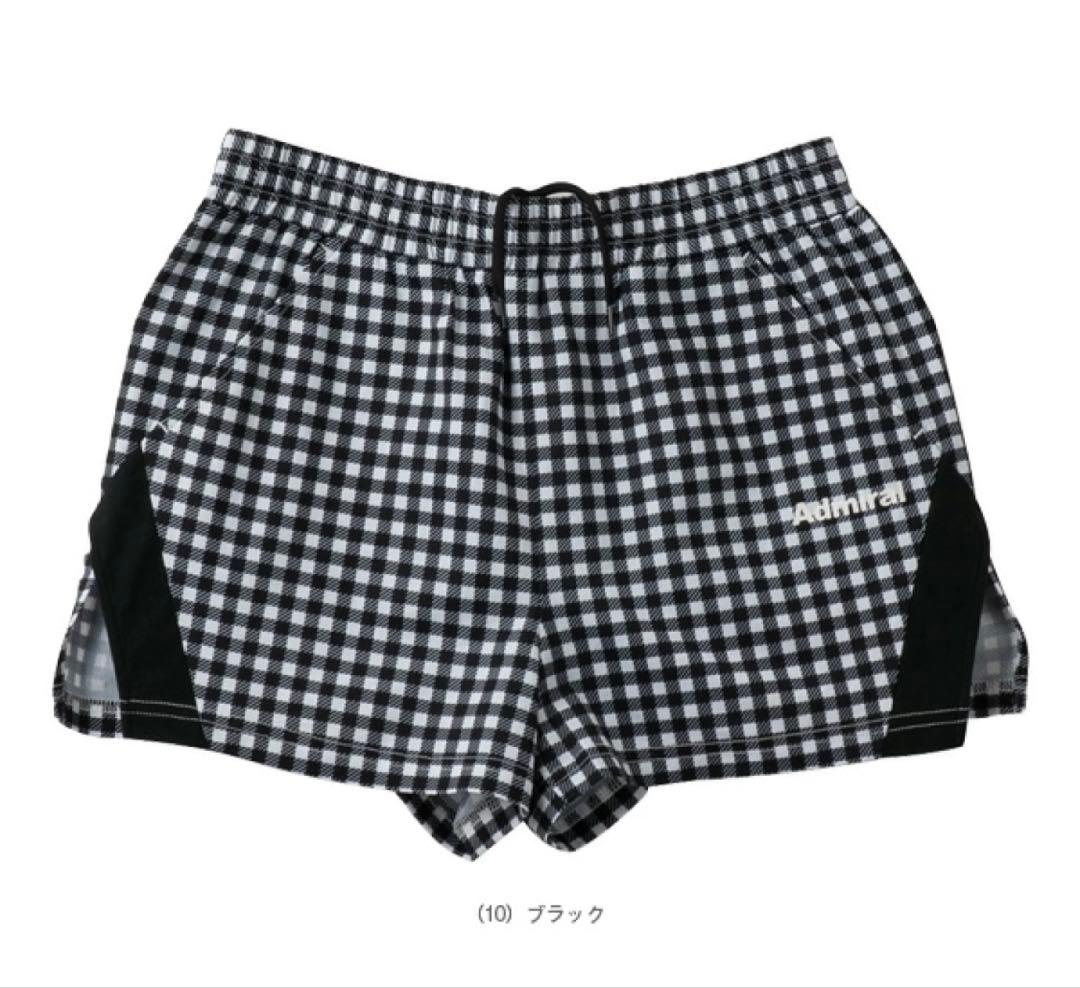 未開封　アドミラル　ギンガムチェックサイドスリットショーツATLA417 M