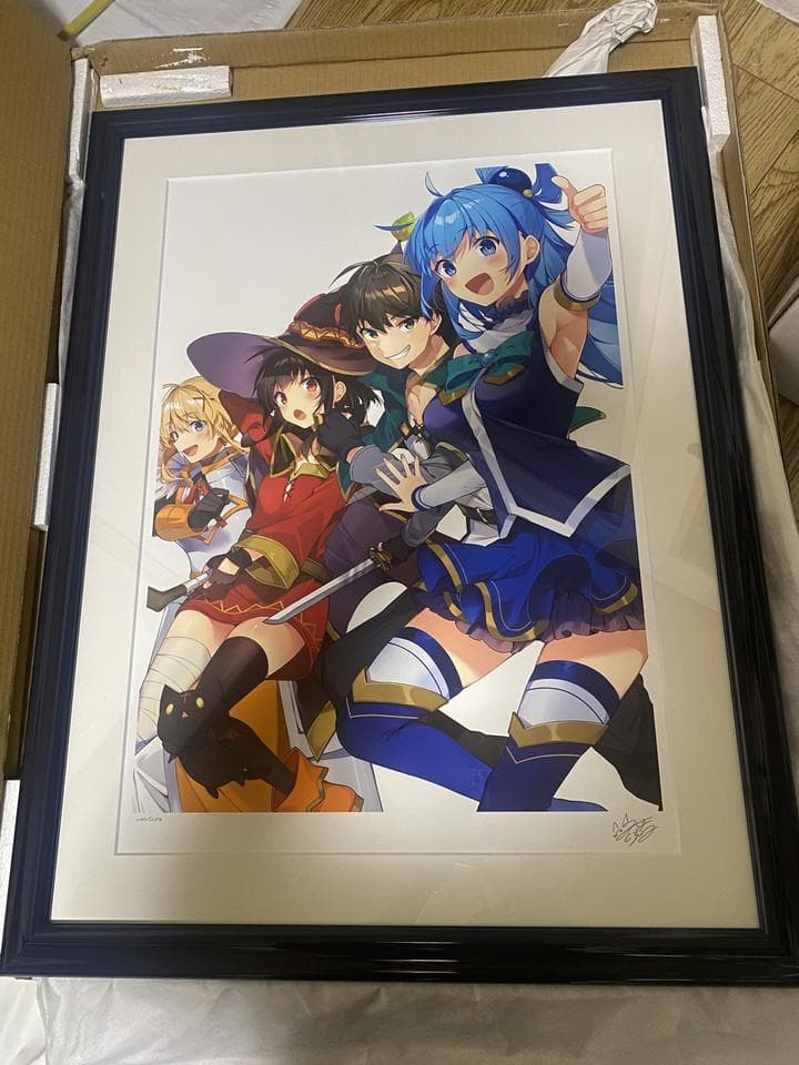 アールビバン 版画 三嶋くろね この素晴らしい世界に祝福を! 17巻表紙