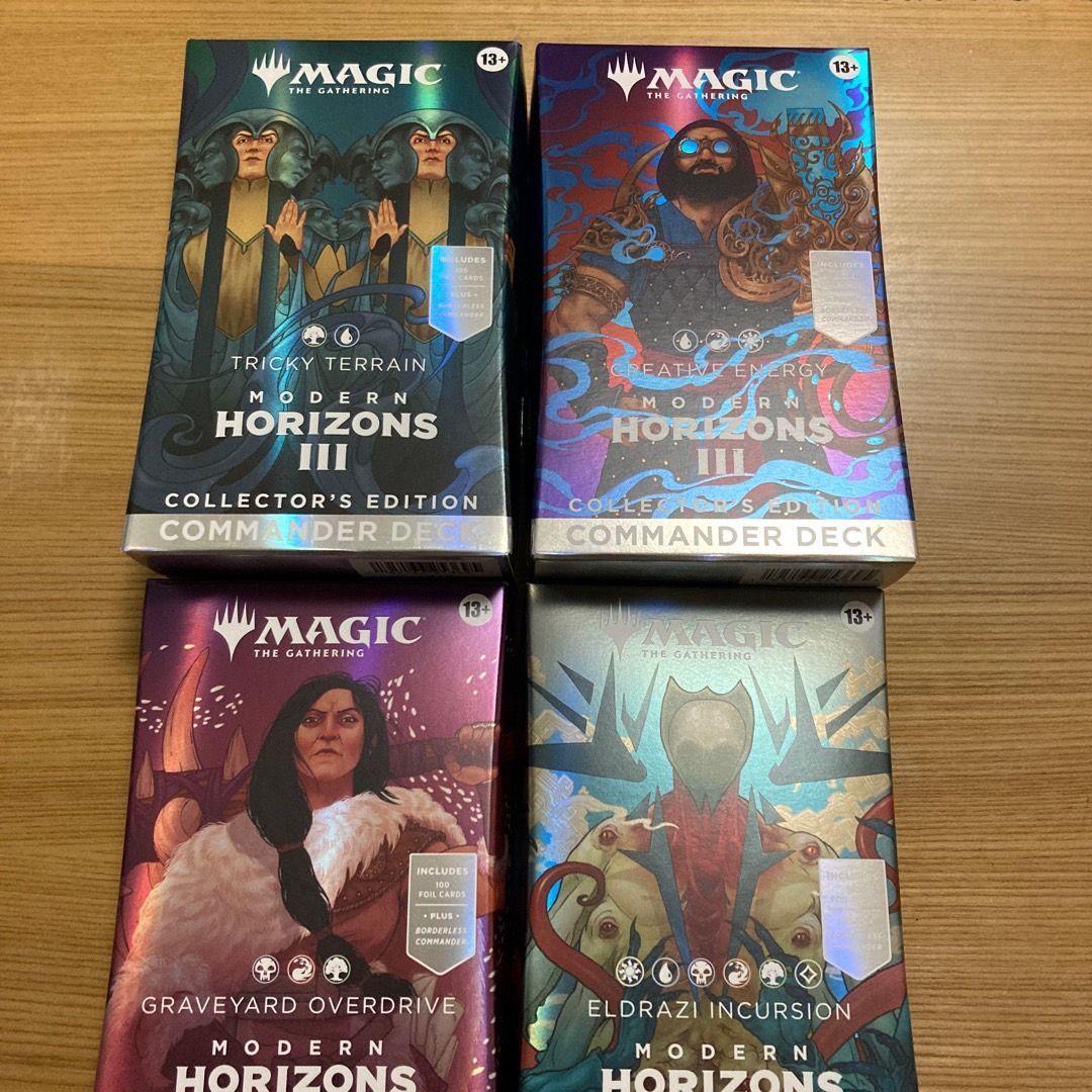 MTG モダンホライゾン3統率者デッキコレクターズエディション　4種各1