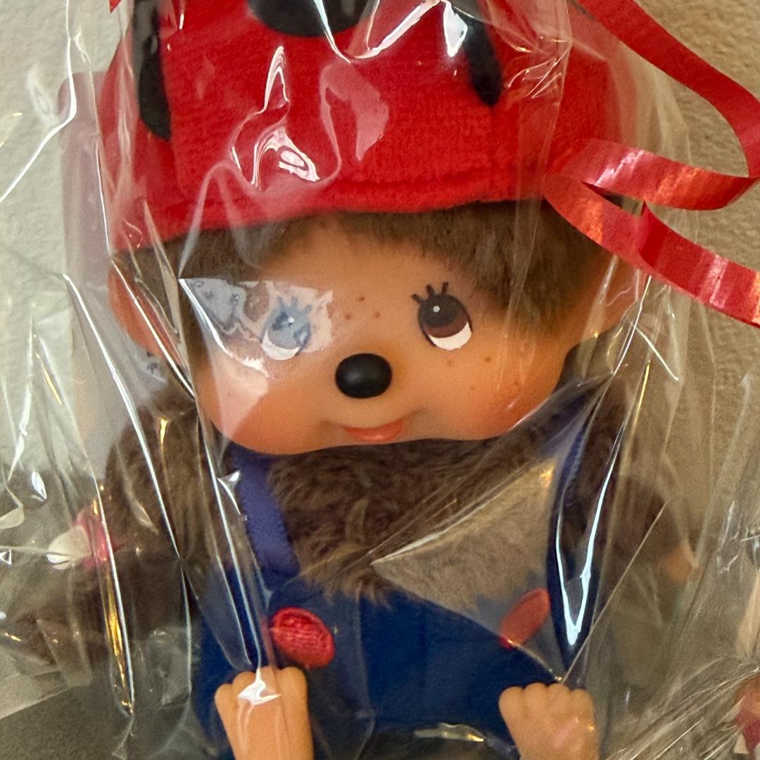 モンチッチ 顔でかSSキーチェーン 2点セット（ミツバチ／てんとう虫）