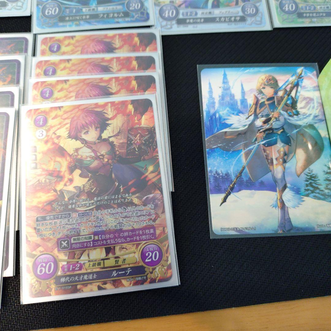 ファイアーエムブレムサイファ 女性カード13種計50枚+マーカー+デッキケース