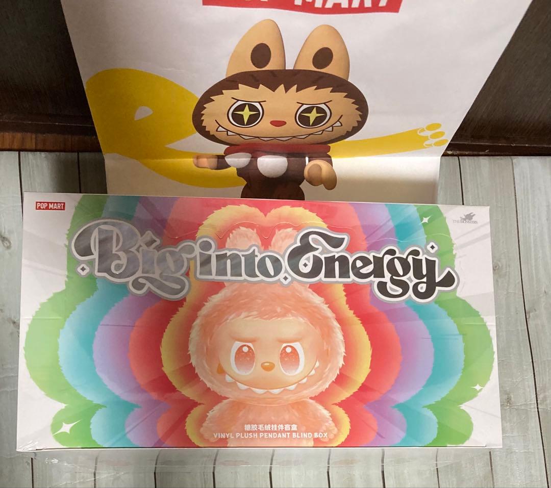 正規品 新品未開封 シュリンク付きLabubu Big into Energy