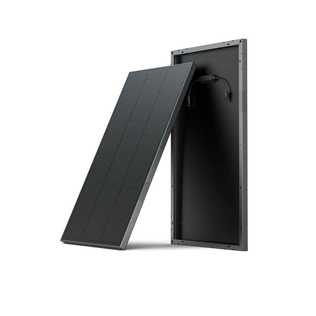 EcoFlow 100W据置型ソーラーパネル(剛性)2枚セット(合計200W)