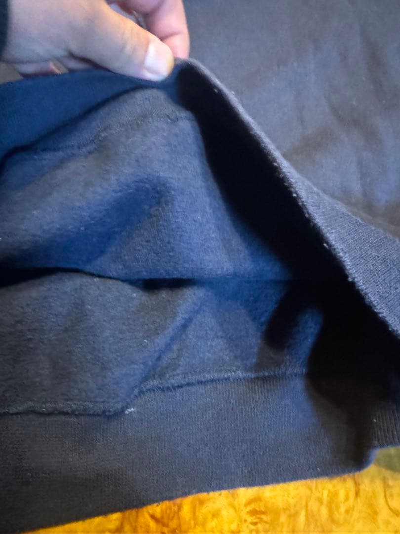 USA neighborhood skateナス紺フェードスエットサイズ表記XL