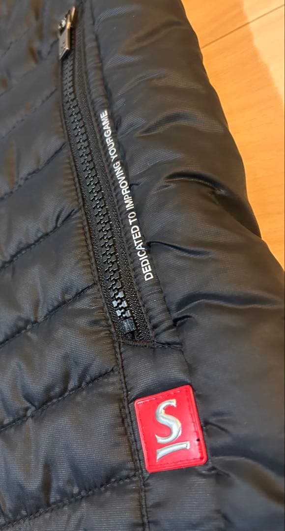 【美品】Srixon スリクソン デサント ゴルフ ダウン ジャケット ブラック