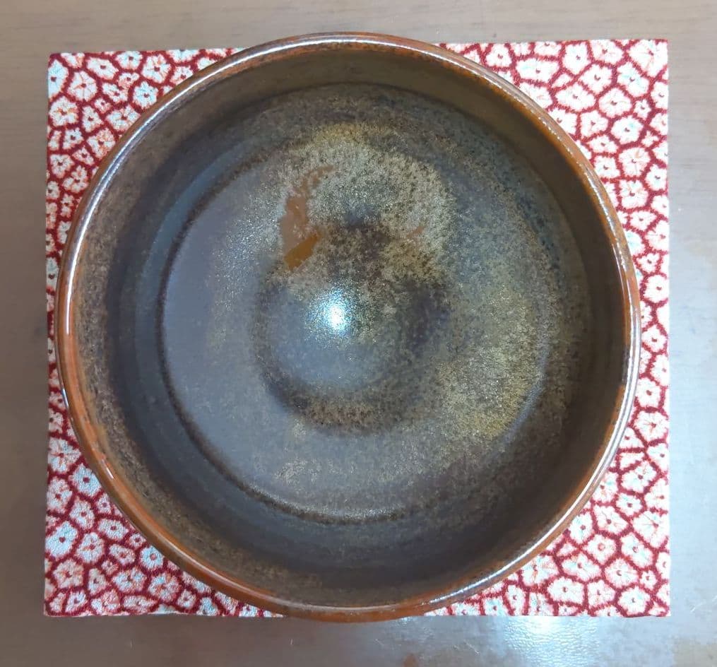 ご売約済です。九谷焼　抹茶茶碗