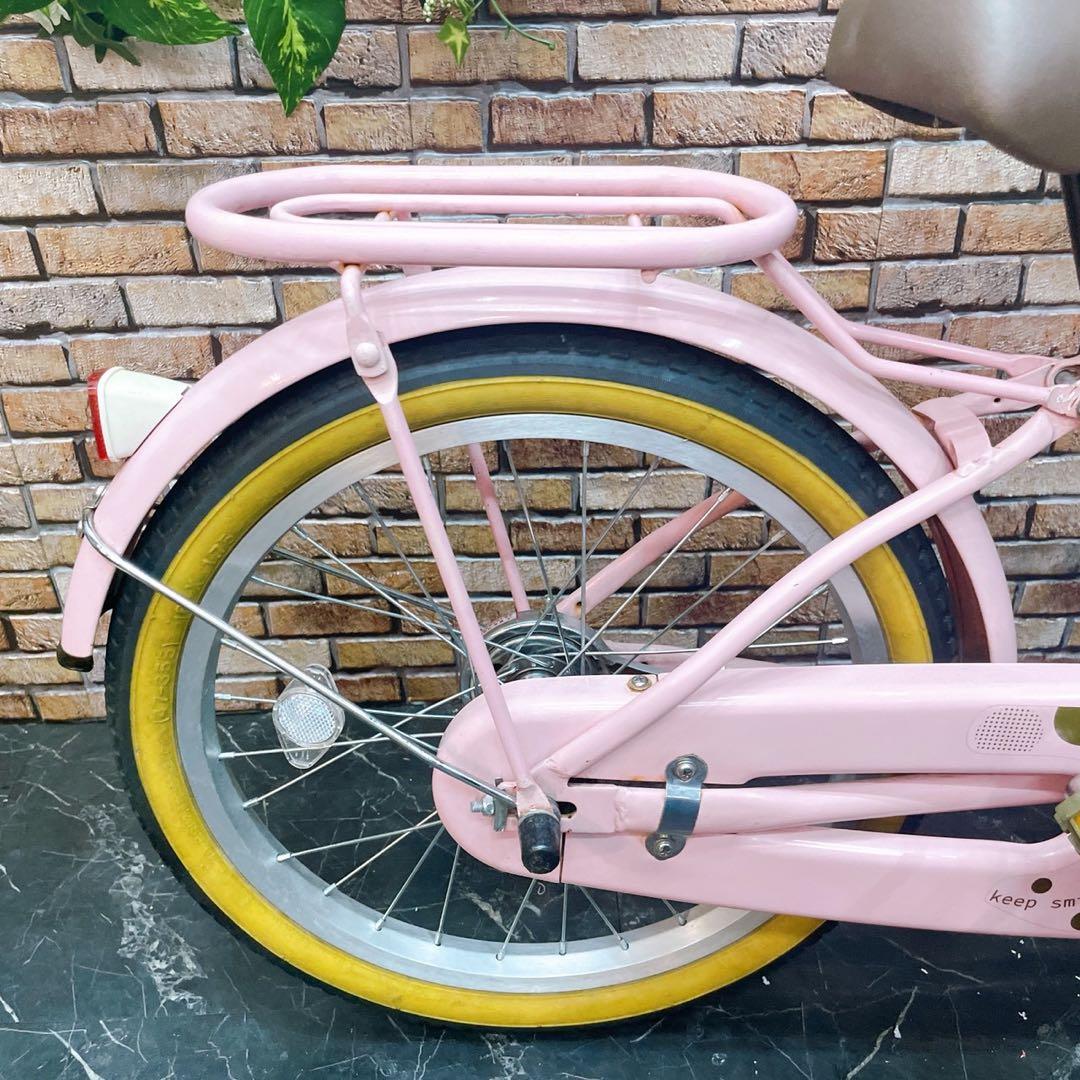 【77】子供用自転車 子供車 itaz ピンク 18インチ