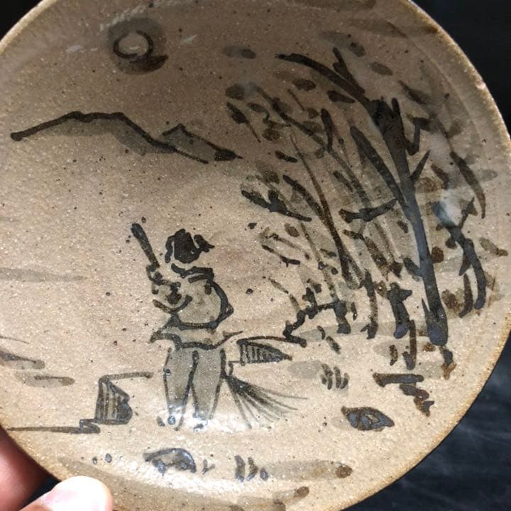 美しい古美術◼️蔵からかなりステキな古唐津の抹茶茶碗が出て来ました。夏茶碗、茶道具