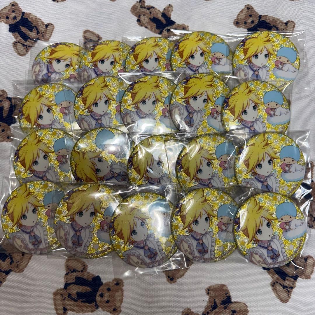 プロセカ サンリオコラボ グリッター 缶バッジ 鏡音レン 20点 ①
