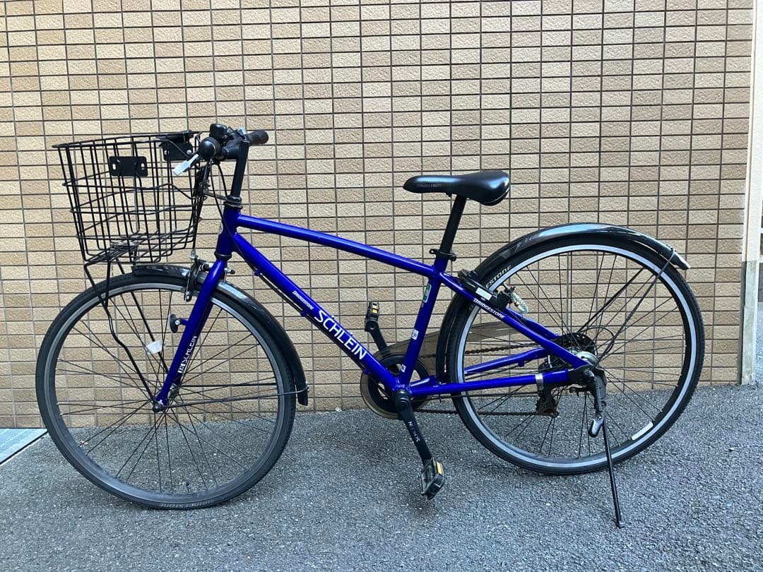 【直接引き取りのみ】ブリヂストン　シュライン青26インチ 自転車