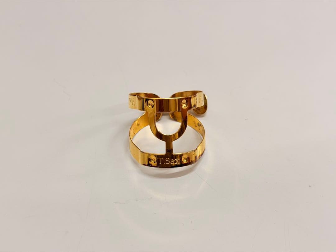 Yanagisawaテナーサックス用リガチャー　魔法のリガちゃんGP 金メッキ