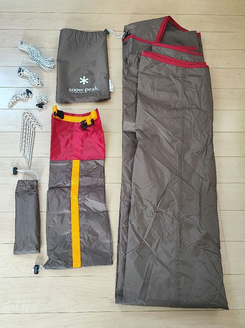 スノーピーク　ライトタープ ペンタ シールド STP-381　ポール付き