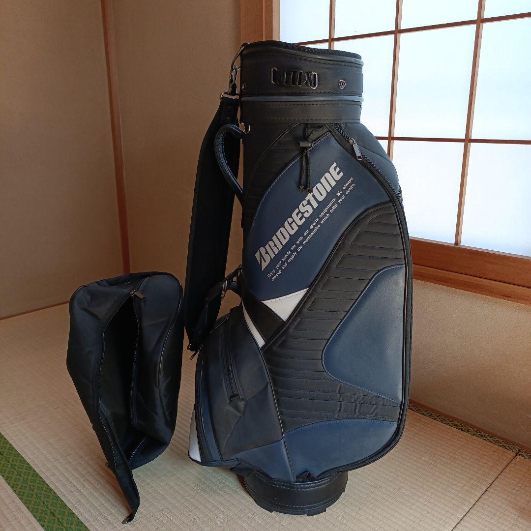 BRIDGESTONE キャディバッグ 青/黒