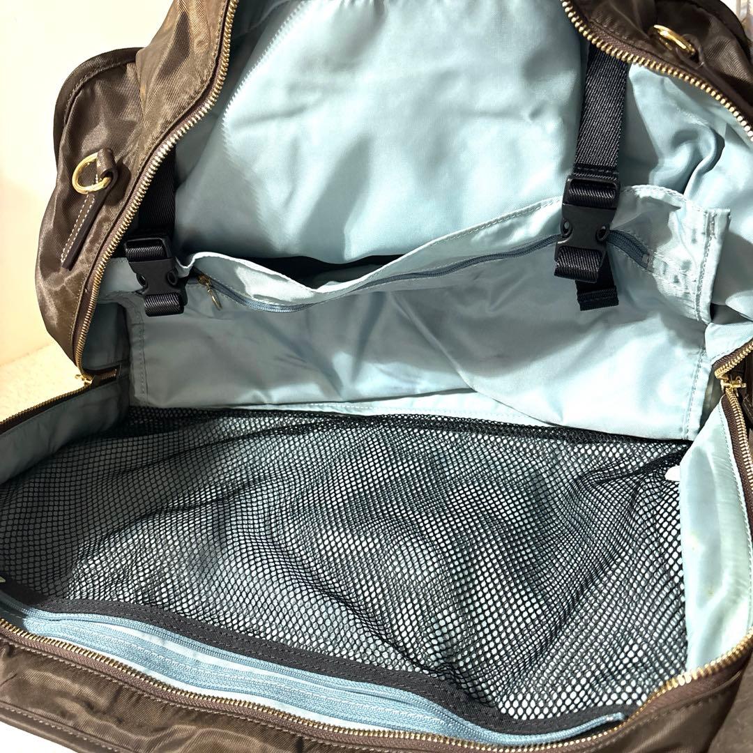 『新品未使用』SAZABYダークブラウン ボストンバッグ