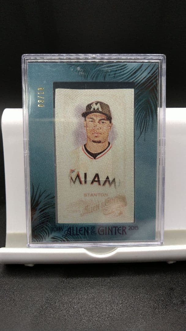 topps2015 ジャンカルロ・スタントン布カード