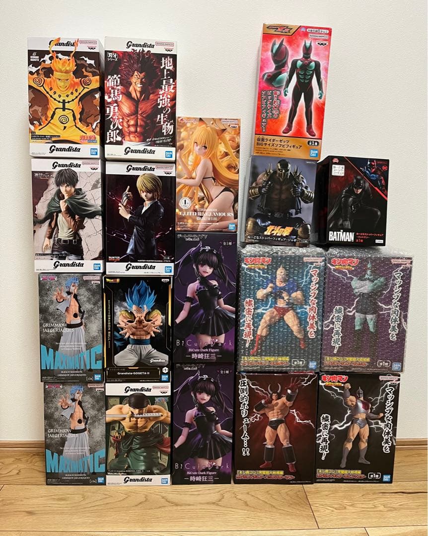 グランディスタ　勇次郎　クラピカ　ドラゴンボール　ワンピース　18個セット